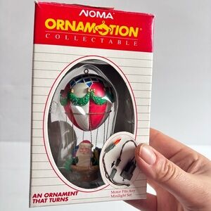 NOMA Ornamotion Ornament Carousel Horses Boxed Vintage 1989
